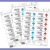 Durable Insert Labels 100 x 38 mm for Ticket Holders,