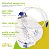 BodyHealt Foley Catheter Bag - Urinary Drainage Bag with Anti-Reflux