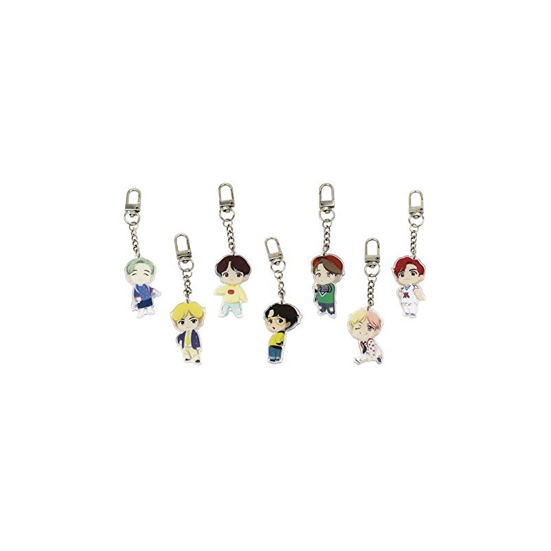 Llavero con correa de personajes BTS, Llavero_jin, Small