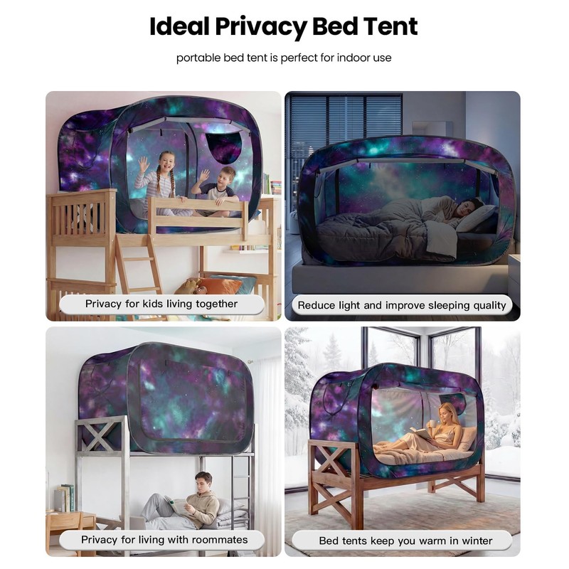 ANC POP Bed Tent Twin Bed Canopy Portable Dream Tent