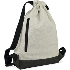 Adore June Daypack Bob Modern Backpack Gym Bag for Sports, Travel and City, Lined Women's & Men's Sports Bag with Inner Pocket and Zip Safety Pocket, light grey, Daypack Backpacks