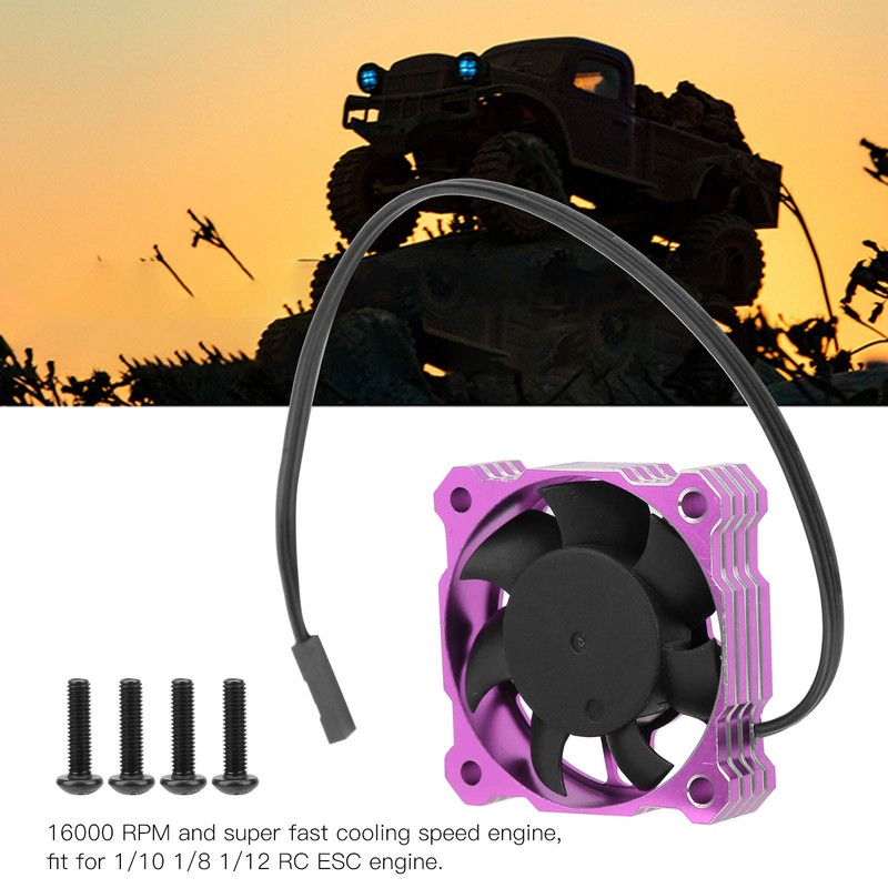 RC Cooling Fan, 40x40mm 16000RPM 5V‑9V Electric Motor Cooling Fan