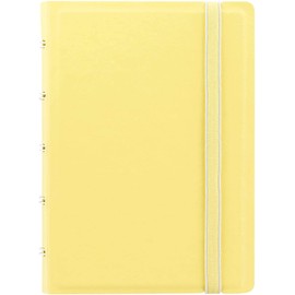 Filofax B115062U Refillable Pastel colors, Notebook, Pocket Size, 112 Cream colored moveable pages. Includes 4 Indexes (one with pocket), a page marker and elastic closure, Lemon