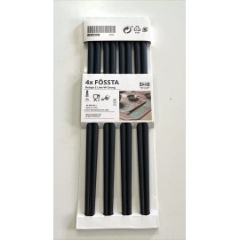 IKEA Fossta  Reusable Plastic Chopsticks, Pack of 4, Decorative Design, New