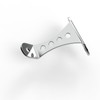 Lexoro Universal No-Brow Headlight Mount Bracket – 3.5″ Riser Spacing,