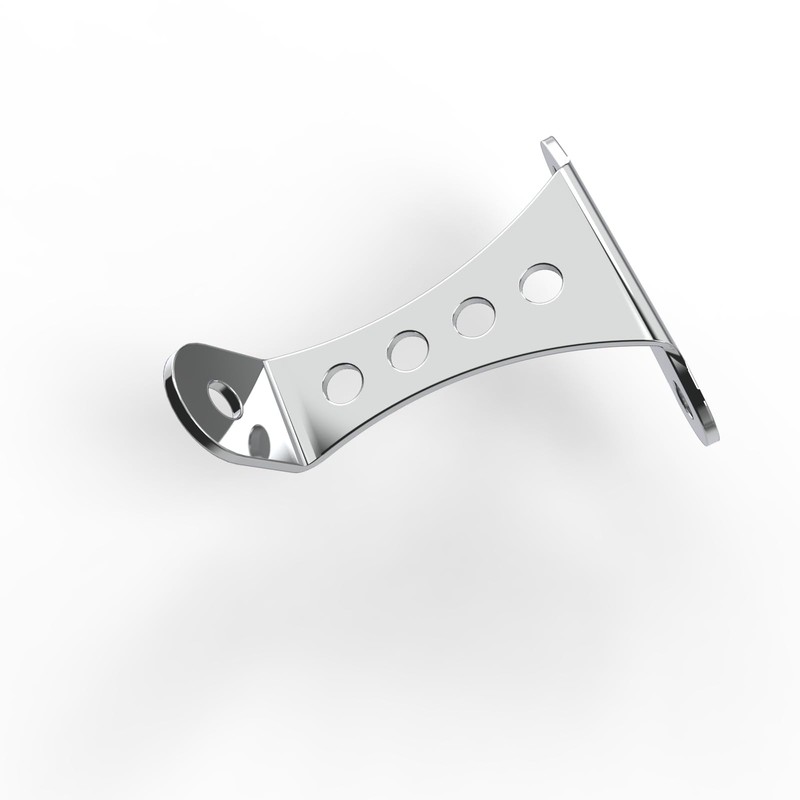Lexoro Universal No-Brow Headlight Mount Bracket – 3.5″ Riser Spacing,