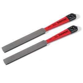 StewMac Double-edge Fret Files, Set of 2 (1 for Narrow/Medium Fretwire, 1 for Wide/Jumbo Fretwire)
