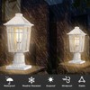 Darkaway Outdoor Post Light Base Mount, Post Light Adapter 3''