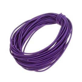 COTOWIN Heavy Round Cord Elastic,10 Yards (Purple, 2mm)