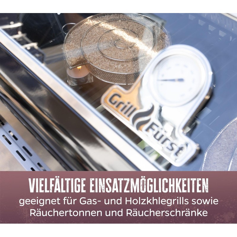 Grillfürst Cold Smoke Generator - Smoke Snail Made of Stainless