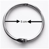 5cm Metal Book Rings, Loose Leaf Binders Book Rings 12