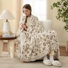 Leopard Luxury Faux Fur Blanket Twin Size for Bed Sofa,Ultra