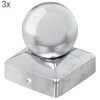 Alberts 327217 Post Cap for Wooden Posts with Ball Head