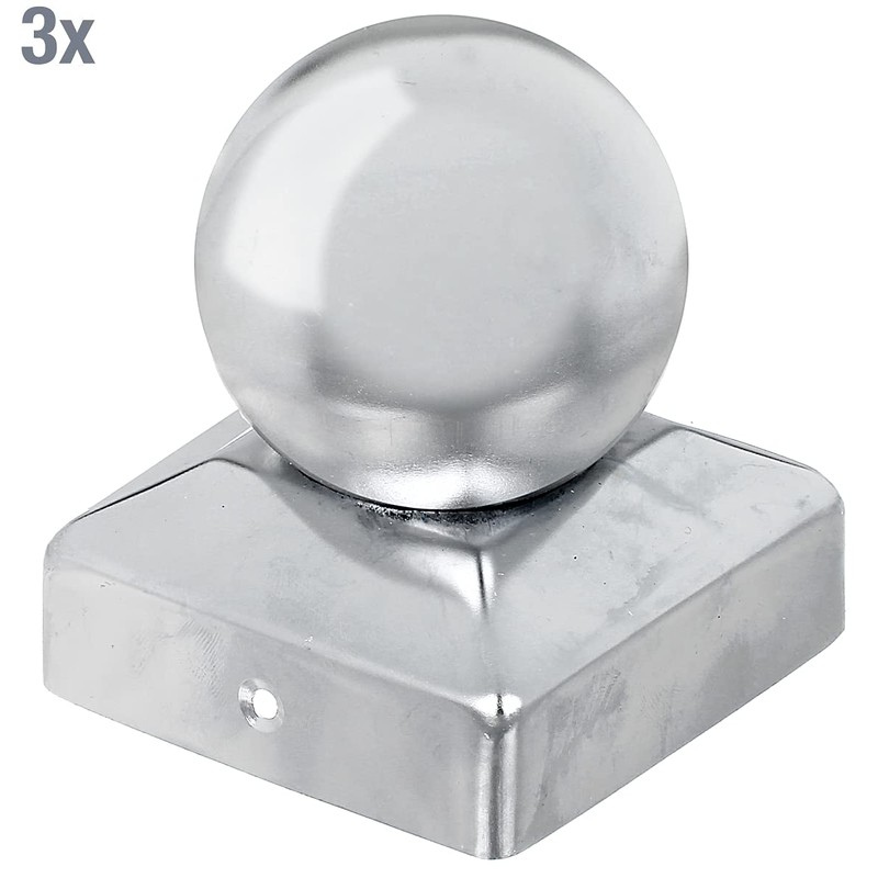 Alberts 327217 Post Cap for Wooden Posts with Ball Head