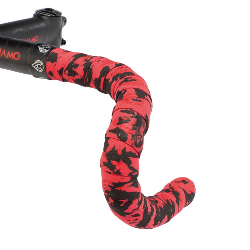 Cinelli Men's Macro Splash Bar Tape, Red/Black, One Size