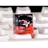 OTAKU KRAFT Red Koi Scarlet Shadow Background Ocean Keycap Custom