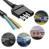 Goupchn Arnés de cableado de remolque de 4 vías 18AWG