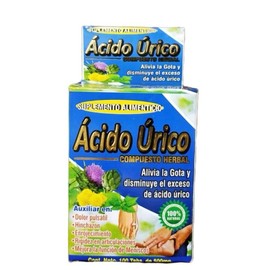 √Åcido √örico suplemento 100 c√°psulas Natural Vitamin Healthcare Fitness Supplement Dietary Edible Bathroom:_1