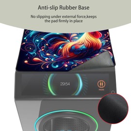 2 Pcs Washer And Dryer Covers For The Top 25.6 * 23.6 Inchesdryer Top Protector Mat Anti-Slip Washing Machine Cover Fits Most Washers And Dryers (rooster)