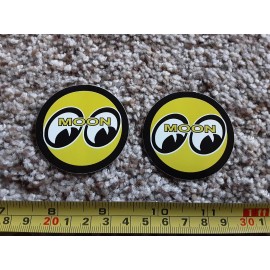 Moon Eyes Pair 2" Moon Eyes Racing Decals Stickers NHRA Nascar Hot Rat Rod Goodguys