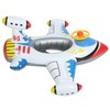 Inflatable Airplane Swimming Ring Inflated Plane Swim Float Seat with