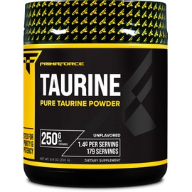 PrimaForce Taurine Powder, 250 Grams - Non-GMO & Gluten Free Supplement