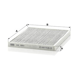 Original MANN-FILTER Interior Filter CUK 2243 – Pollen filter with active charcoal – For passenger cars