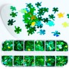 Mygitter Nail Art Green Glitter Sequin 3D St. Patrick's Nail