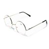 V.W.E. Unisex Round Metal Reading Glasses With Anti Reflective Coating