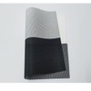 Heat Resistant Placemats Set of 4, Black with White Non-Slip