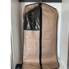 2x Beige Suit cover with window | Suit bags |