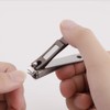 ILLILOTS Nail Clippers Set with Build-in Nail File, Durable Sharp