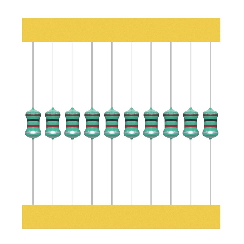 AUKENIEN 1W Colour Ring Inductors 28 Values Inductor Kit 1uH