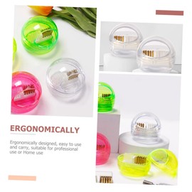 Healeved Ergonomic Nail Drill Bits Brush for Manicure Drill Soft Hard Wire Brush Set