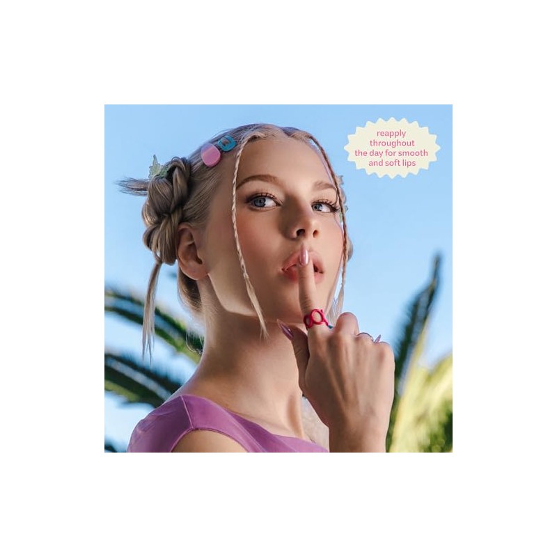 The Shop Plush Pout Lip Butter Balm Llavero Dije Fórmula