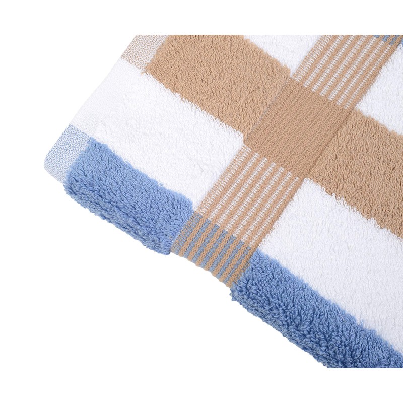 Gözze - New York Striped Hand Towels, Set of 2,