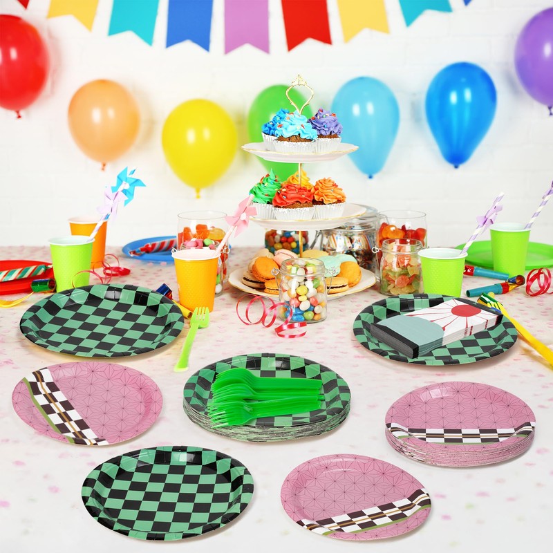 Z1juce Hibachi Japanese Party Tableware - Hibachi Birthday Party Decoration