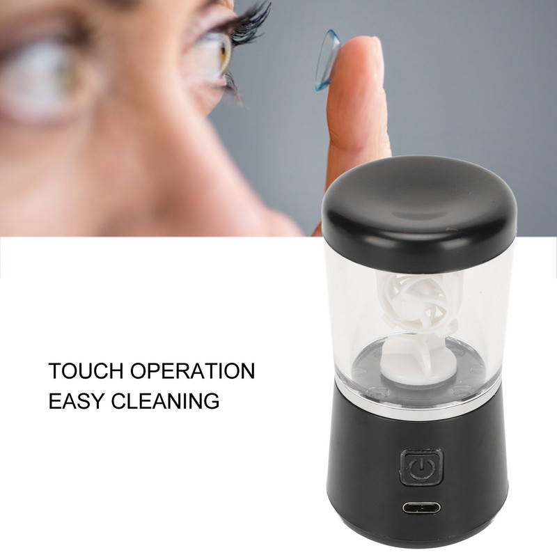Contact Lens Cleaner USB Charging Automatic Portable Tear Proteins Removal