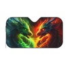 Dragon Car Sun Shade Windshield Sunshade Foldable Front Window Shield