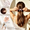 5 Scrunchies para Cabello Mujer, Coleteros Elásticos de Apariencia Seda,