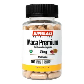 Maca Peruana Premium Superlabs Nutrition 500 Mg - 100 Caps