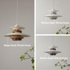 EFINEHOME Modern Decor Adjustable Pendant Lamp Kitchen Island, Aluminum and