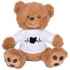 TeesAndTankYou Heartbeat Ohio Bear: 8 Inch Brown Teddy Bear Stuffed
