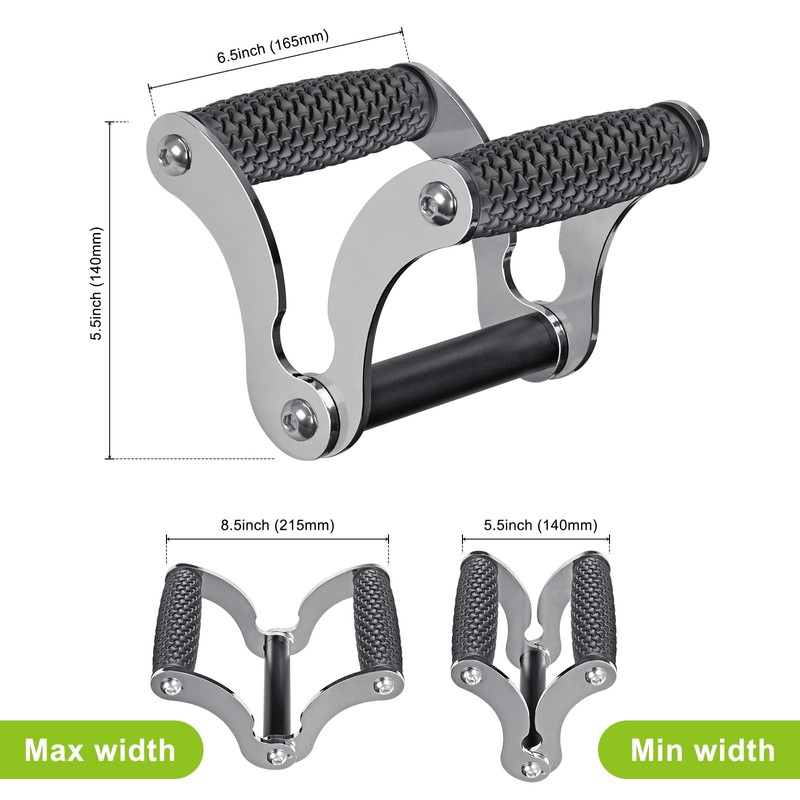 Kipika V Bar Row Landmine Handle Attachment for Barbell Bar,
