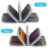 72 Slots Pencil Case Large Capacity 4 Compartments Pencil Case