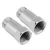 Haosie 2PCS 45mm M18x1.5 Sensor Spacer, Universal O2 Sensor Fouler