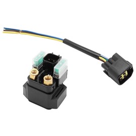 M MATI Starter Solenoid Relay & Plug for Yamaha Raptor 700 700R 250 125 2006-Up Kodiak 450 2018-Up 5UG-81940-00-00 5B4-81940-00-00 4D3-81940-00-00
