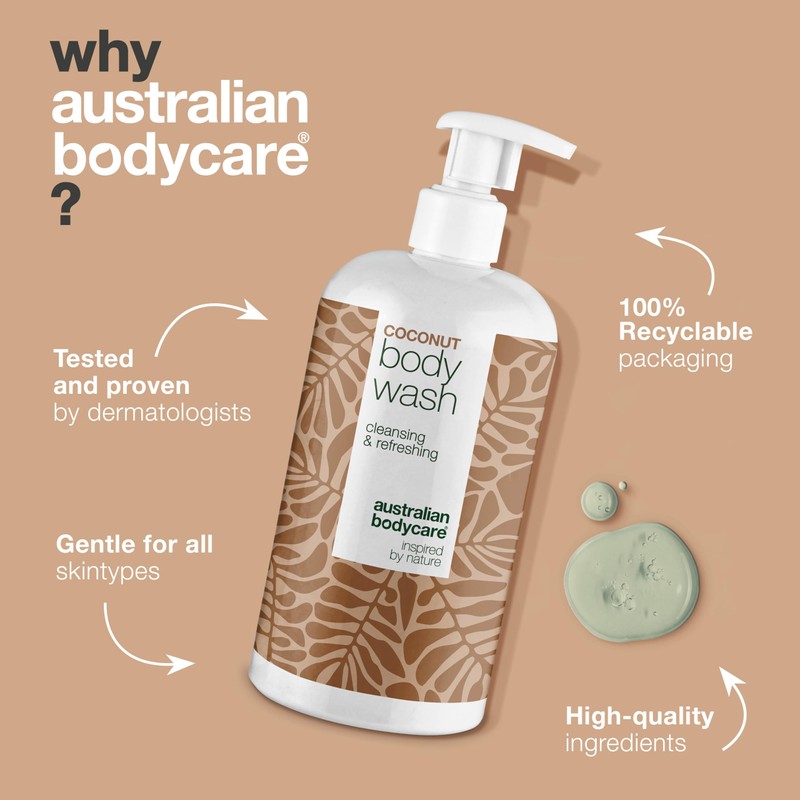 Shower Gel Coco with 4-Terpineol known from Tea Tree Oil
