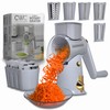 COOK WITH COLOR Rotary Cheese Grater with Handle - Counter