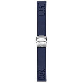 Luminox Mens Blue Rubber Cut-To-Fit Watch Strap